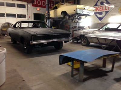 1968 Charger RT  White Stripe 3 Cars.JPG