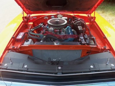 1968 Dodge Charger Under Hood