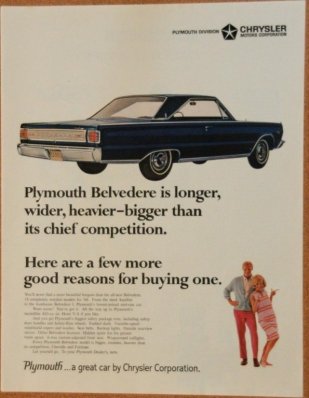 66 Belvedere Plymouth Advert. #1.jpg