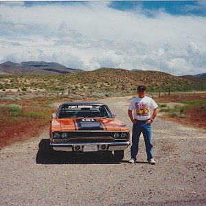 Don - orange Road Runner on road.jpg