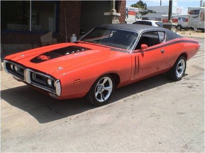 Orange Charger with Stockton Wheels 2.jpg