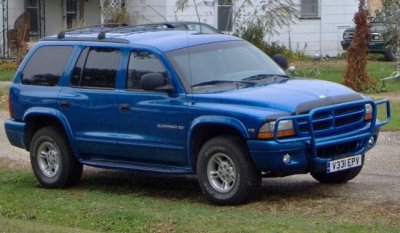 Durango with UK plates  2 - 12 Nov 2007.jpg