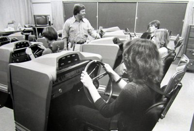 70's Drivers Ed simulators with Dodge Emblems & Gauges.jpg