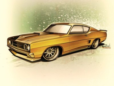 69 Taladega Torino by Troy Trepanier Concept rendering.jpg